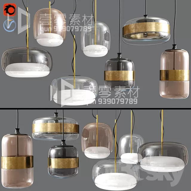 3DSKY MODELS – CEILING LIGHT – No.202