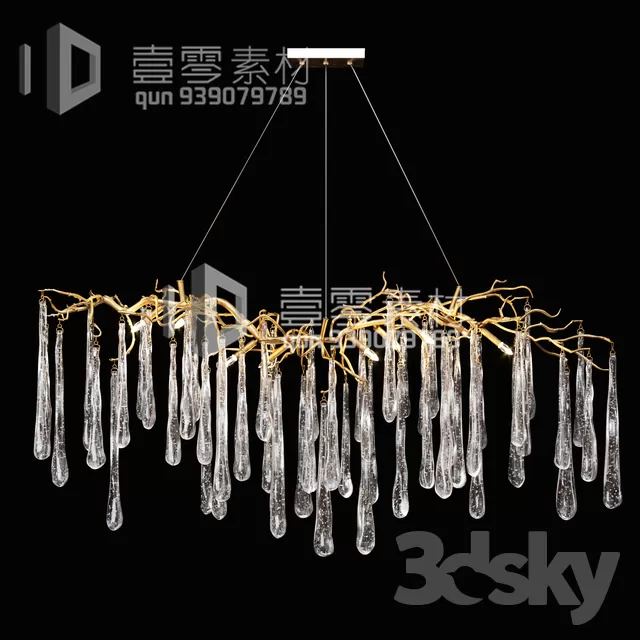 3DSKY MODELS – CEILING LIGHT – No.205