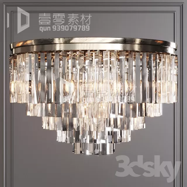 3DSKY MODELS – CEILING LIGHT – No.206