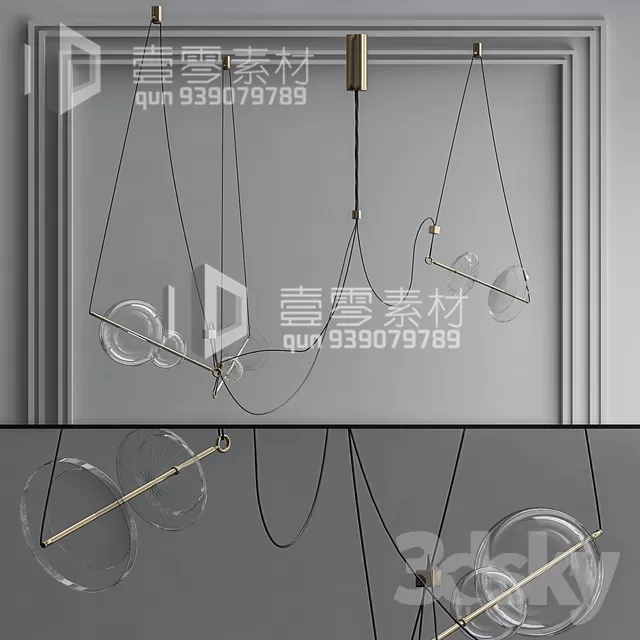 3DSKY MODELS – CEILING LIGHT – No.209