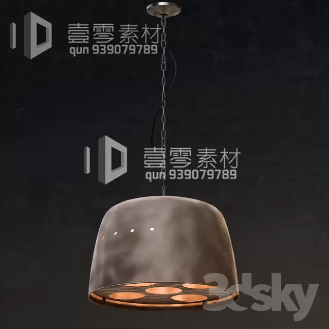 3DSKY MODELS – CEILING LIGHT – No.211