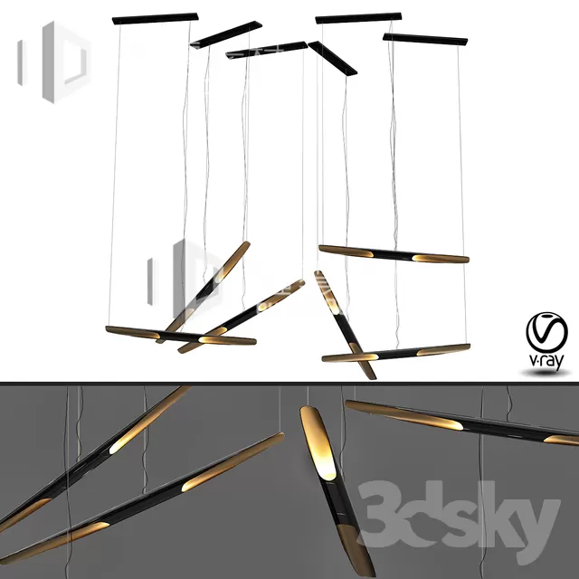 3DSKY MODELS – CEILING LIGHT – No.213
