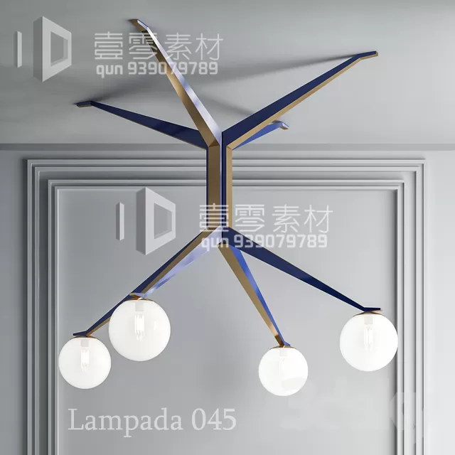 3DSKY MODELS – CEILING LIGHT – No.221