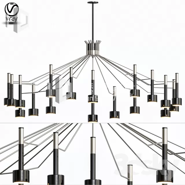 3DSKY MODELS – CEILING LIGHT – No.228