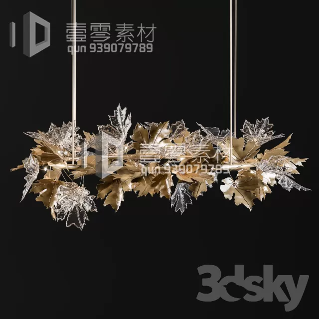 3DSKY MODELS – CEILING LIGHT – No.233