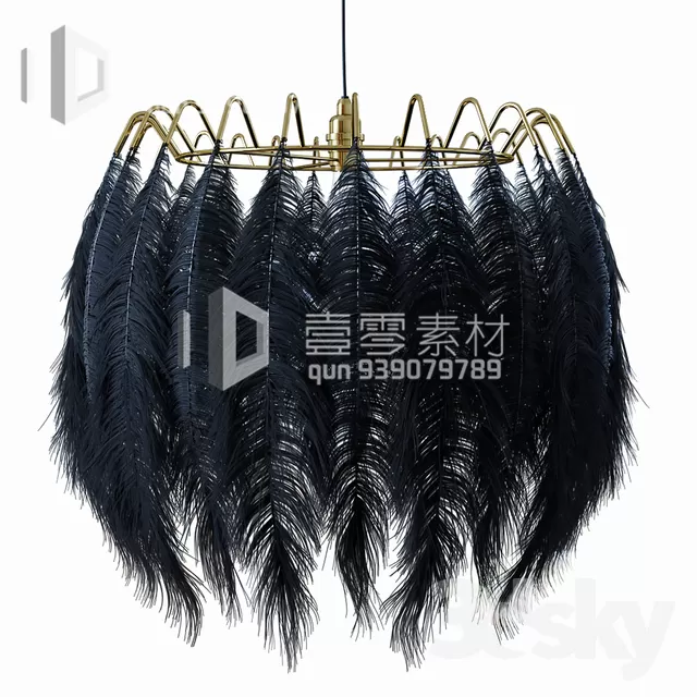 3DSKY MODELS – CEILING LIGHT – No.234