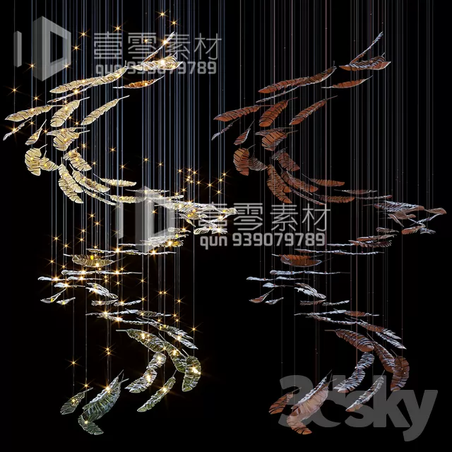 3DSKY MODELS – CEILING LIGHT – No.235