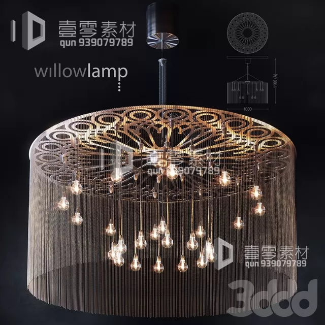3DSKY MODELS – CEILING LIGHT – No.243