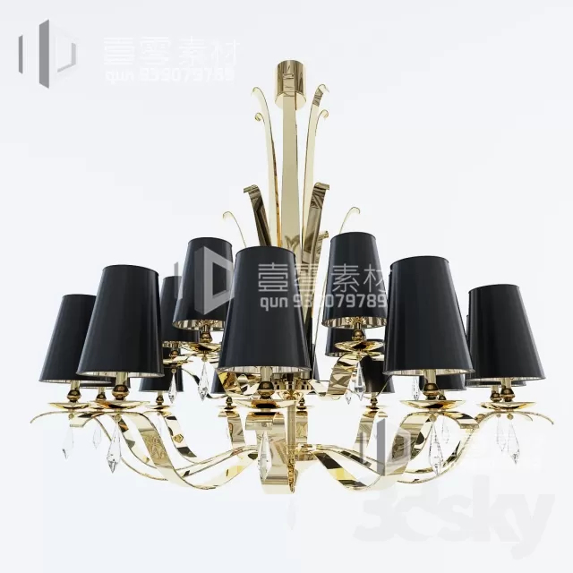3DSKY MODELS – CEILING LIGHT – No.244