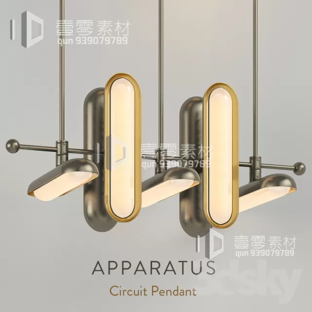 3DSKY MODELS – CEILING LIGHT – No.245
