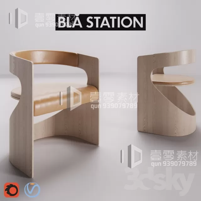 3DSKY MODELS – CHAIR & ARMCHAIR – VOL.05 – No.033