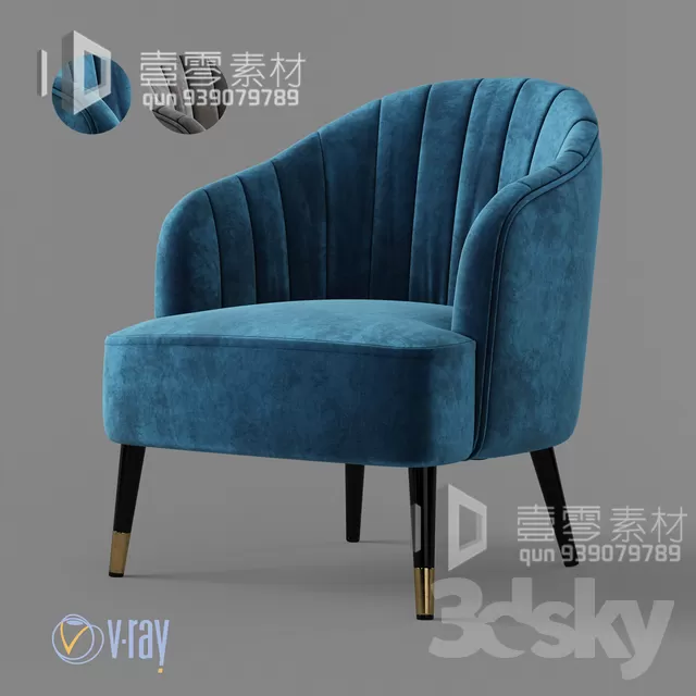 3DSKY MODELS – CHAIR & ARMCHAIR – VOL.06 – No.012