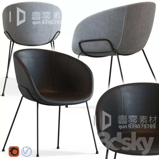 3DSKY MODELS – CHAIR & ARMCHAIR – VOL.06 – No.022