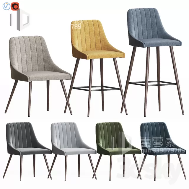 3DSKY MODELS – CHAIR & ARMCHAIR – VOL.06 – No.031