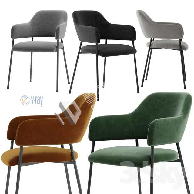 3DSKY MODELS – CHAIR & ARMCHAIR – VOL.07 – No.023