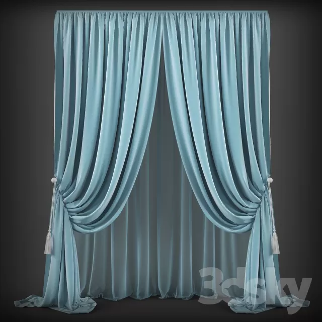 3DSKY MODELS - CURTAIN 3D MODELS