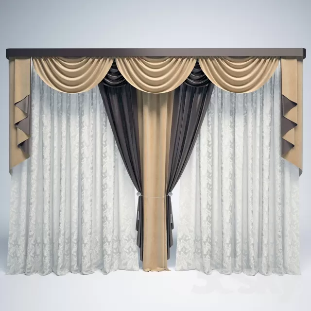 3DSKY MODELS - CURTAIN 3D MODELS