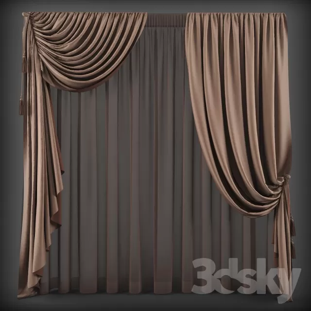 3DSKY MODELS – CURTAIN 3D MODELS – 111