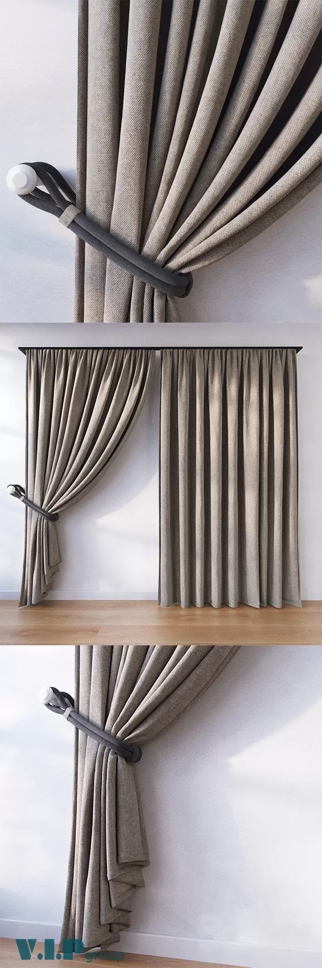 3DSKY MODELS - CURTAIN 3D MODELS