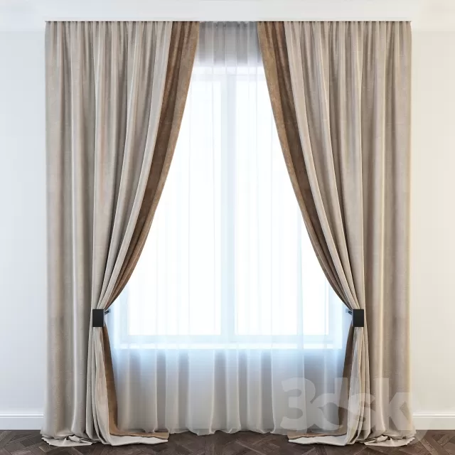3DSKY MODELS – CURTAIN 3D MODELS – 013