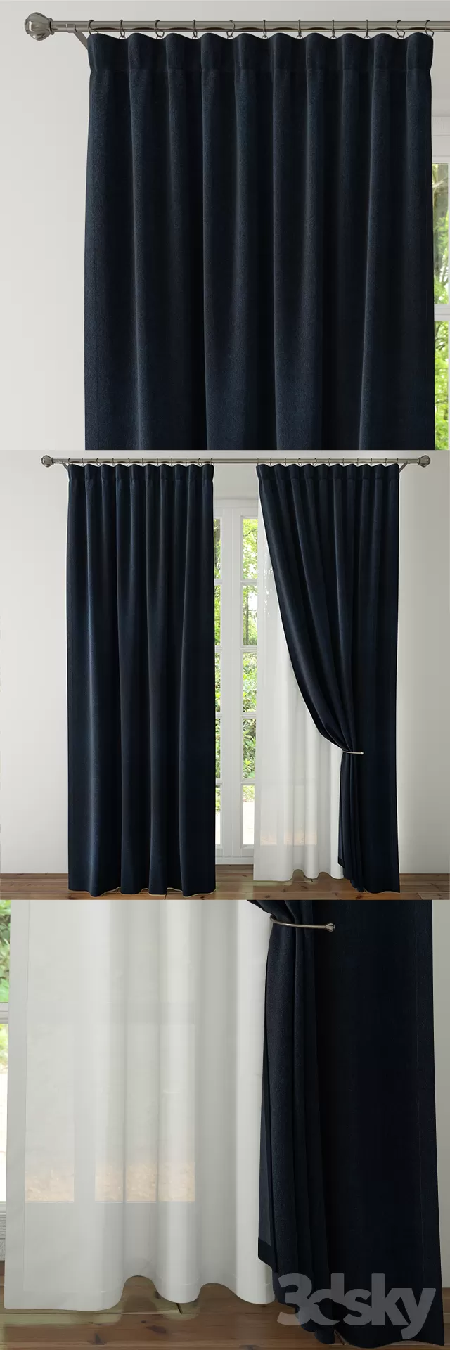 3DSKY MODELS - CURTAIN 3D MODELS