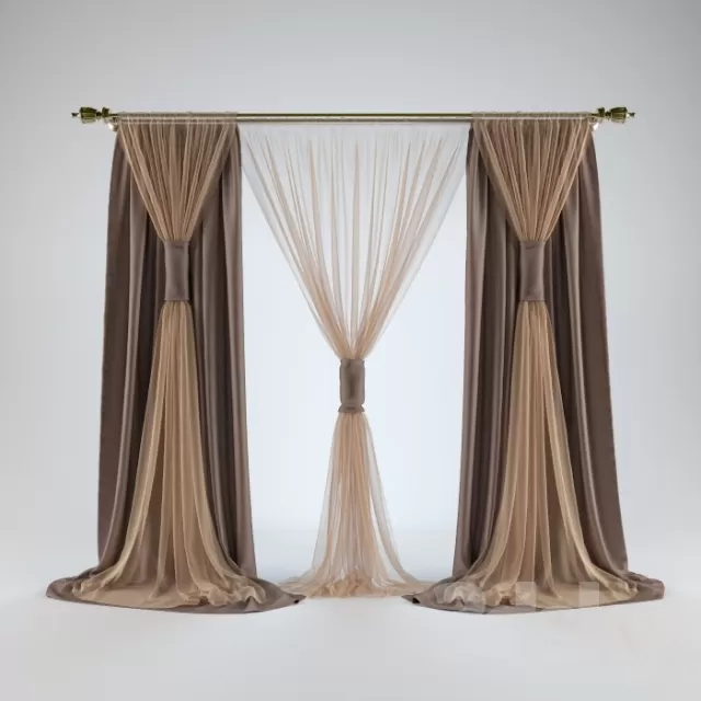 3DSKY MODELS – CURTAIN 3D MODELS – 136