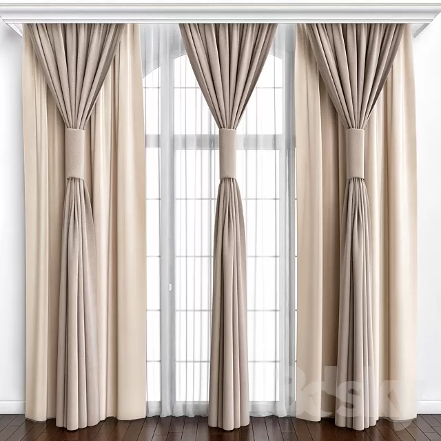 3DSKY MODELS – CURTAIN 3D MODELS – 015