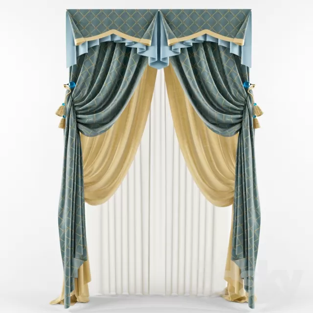3DSKY MODELS - CURTAIN 3D MODELS