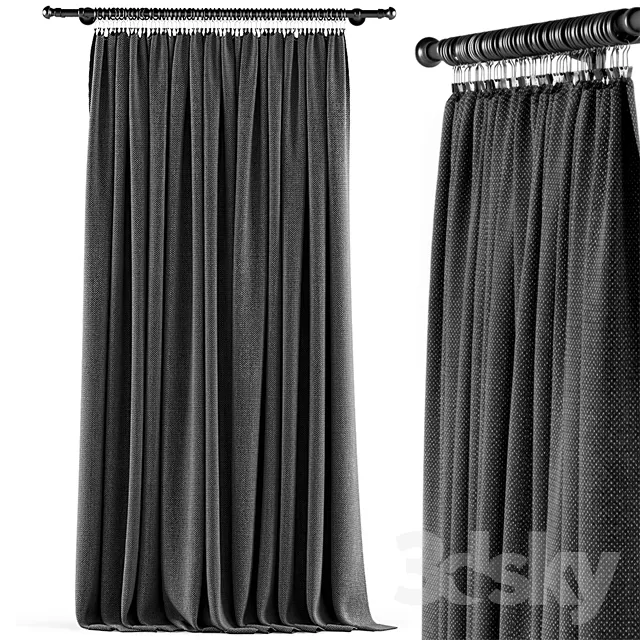 3DSKY MODELS - CURTAIN 3D MODELS