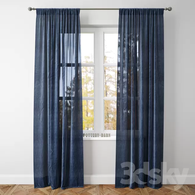 3DSKY MODELS - CURTAIN 3D MODELS