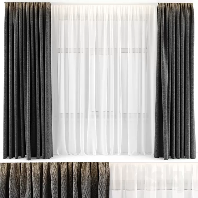 3DSKY MODELS – CURTAIN 3D MODELS – 154