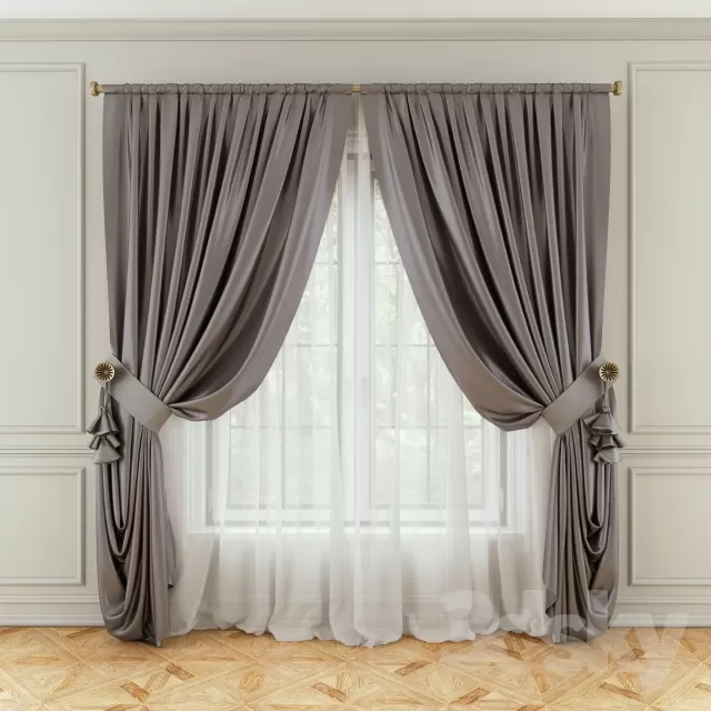 3DSKY PRO MODEL - CURTAIN 3D MODELS 