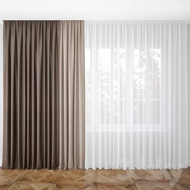 3DSKY MODELS - CURTAIN 3D MODELS