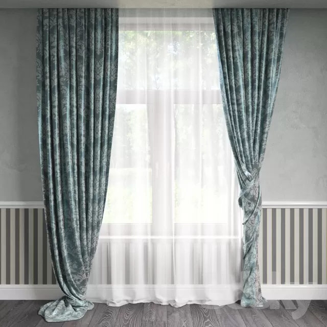 3DSKY MODELS - CURTAIN 3D MODELS
