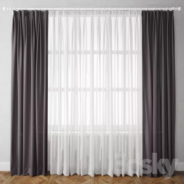 3DSKY MODELS - CURTAIN 3D MODELS
