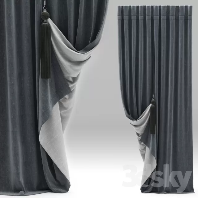 3DSKY MODELS - CURTAIN 3D MODELS
