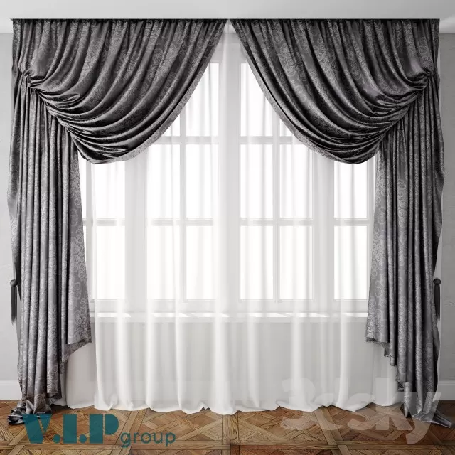 3DSKY MODELS - CURTAIN 3D MODELS