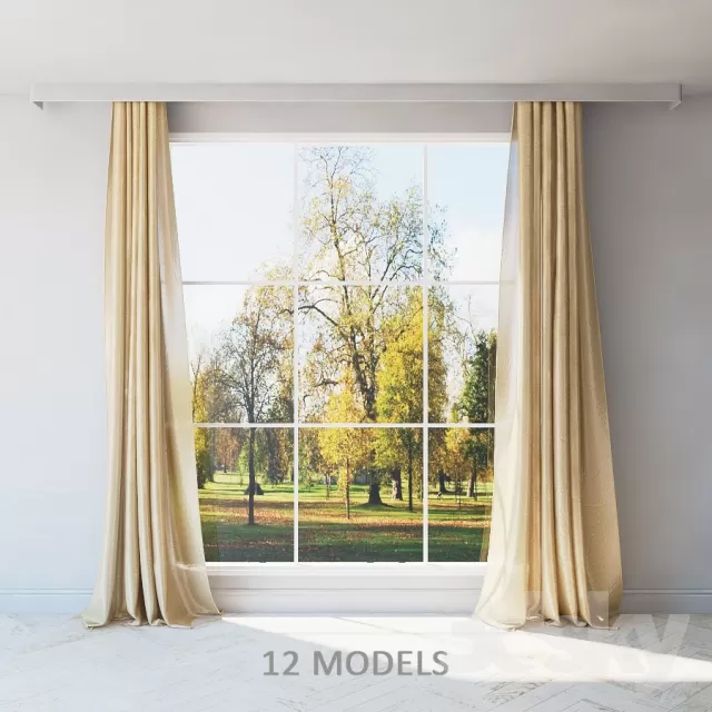 3DSKY MODELS - CURTAIN 3D MODELS