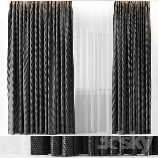 3DSKY MODELS - CURTAIN 3D MODELS