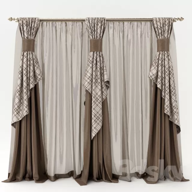 3DSKY MODELS - CURTAIN 3D MODELS