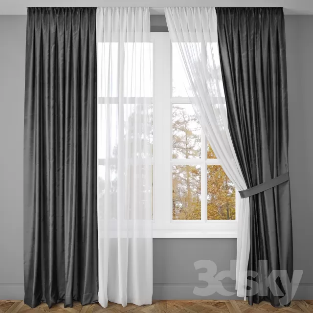 3DSKY MODELS - CURTAIN 3D MODELS