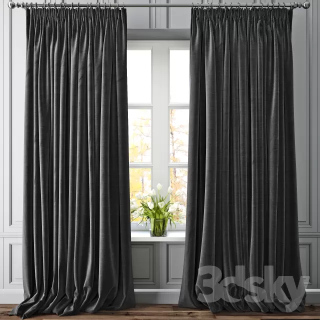 3DSKY MODELS - CURTAIN 3D MODELS