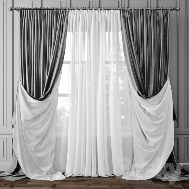 3DSKY MODELS - CURTAIN 3D MODELS