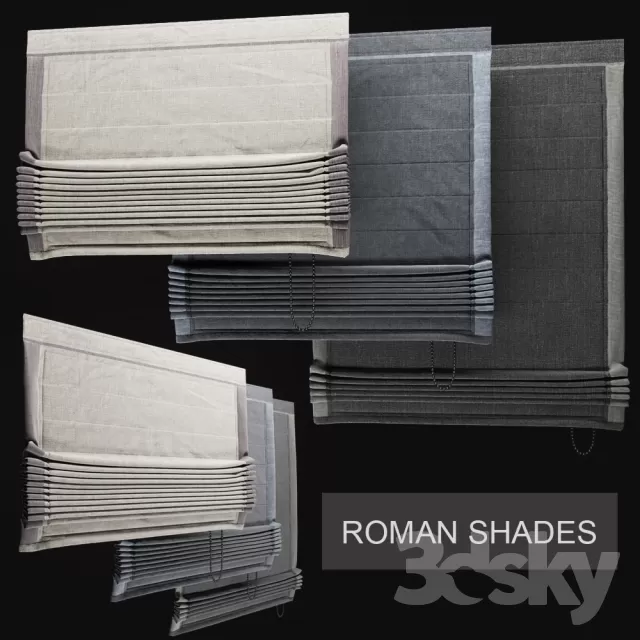 3DSKY MODELS - CURTAIN 3D MODELS