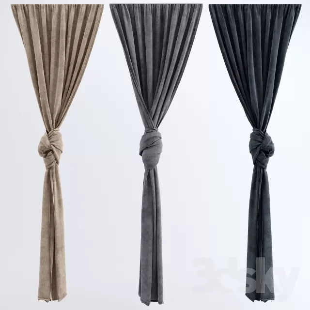 3DSKY MODELS - CURTAIN 3D MODELS