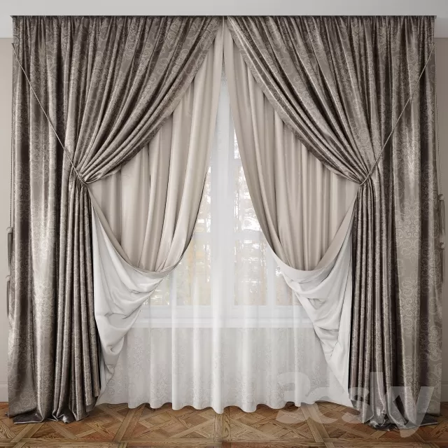 3DSKY MODELS - CURTAIN 3D MODELS