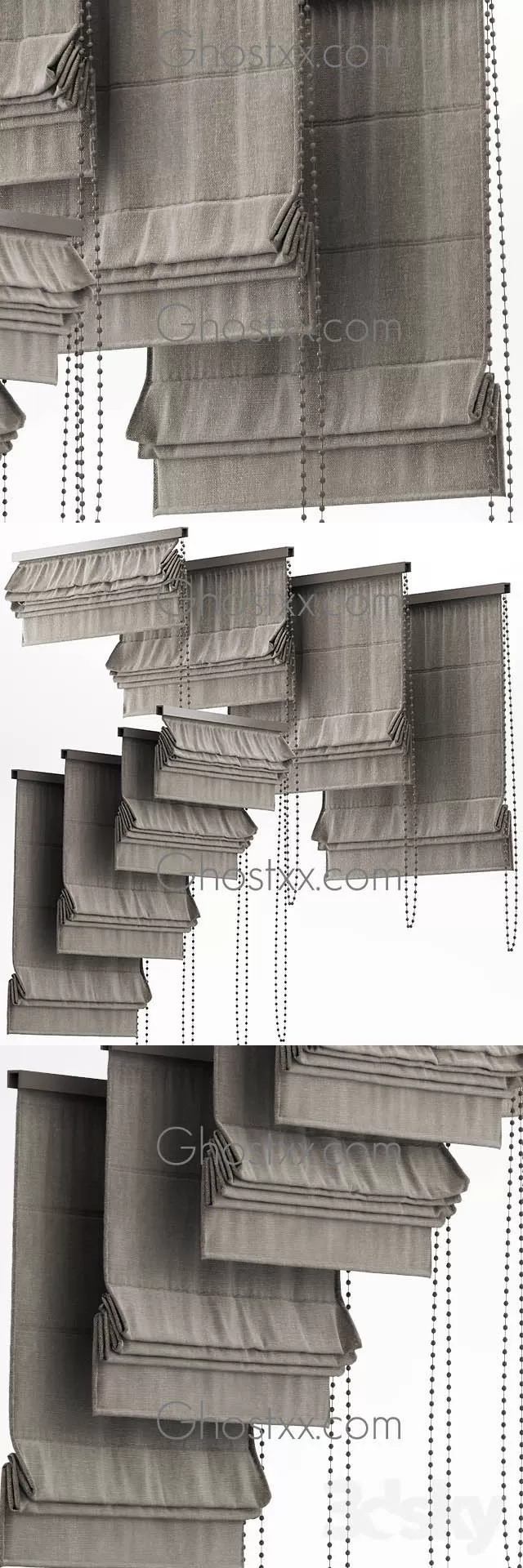 3DSKY MODELS – CURTAIN 3D MODELS – 003