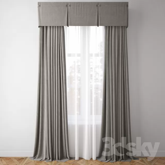 3DSKY MODELS - CURTAIN 3D MODELS
