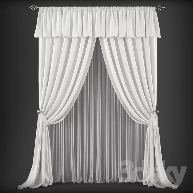3DSKY MODELS - CURTAIN 3D MODELS