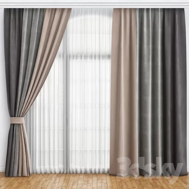 3DSKY MODELS - CURTAIN 3D MODELS
